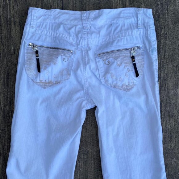 NINE WEST White Stretchy Jeans - Picture 6 of 14